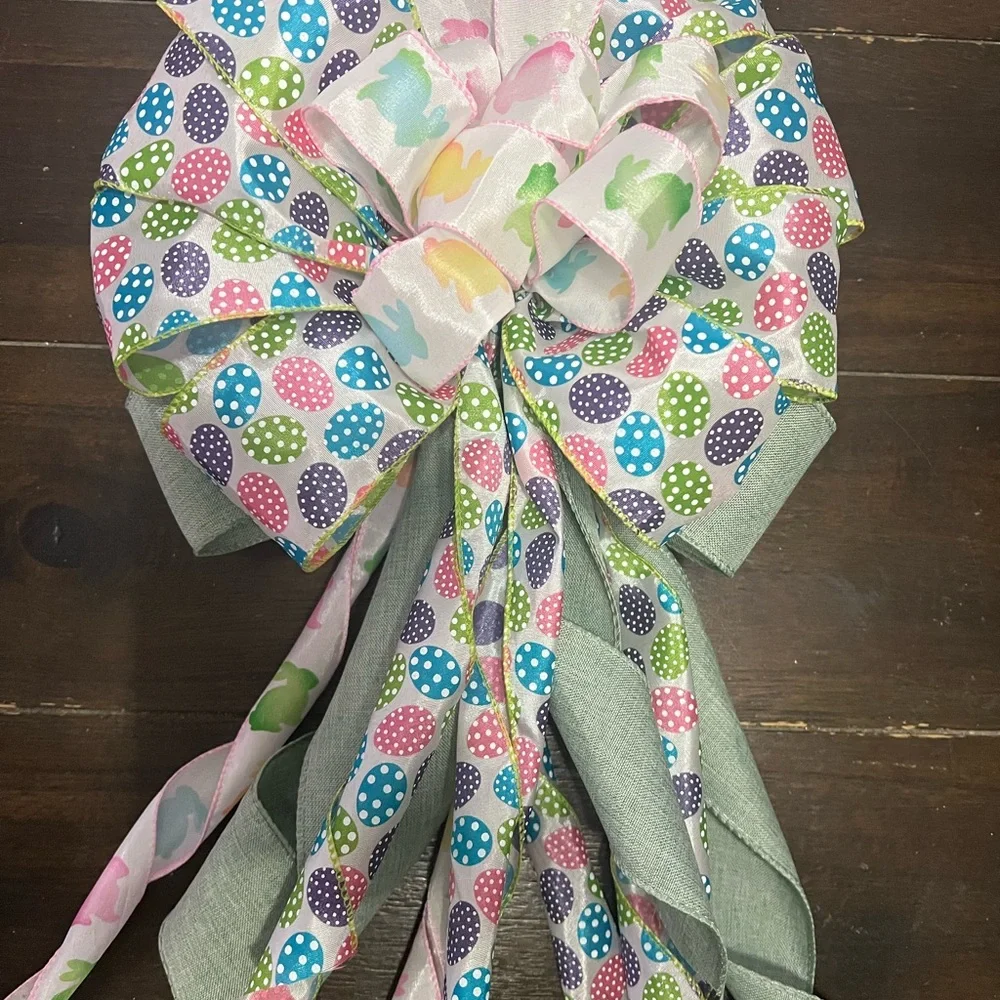 Spring Easter Bow - Picture 5 of 5